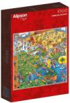 Alipson Puzzle 1000 db-os puzzle - Steve Skelton - Sport Complex (50038) (50038)