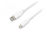 Equip 128364 USB-C - USB-A kábel 2m fehér (128364)