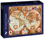 Bluebird Puzzle 1000 db-os puzzle - Vintage Map (90851) (90851)