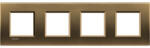 Legrand LL takarókeret 2+2+2+2m BZ LNA4802M4BZ (LNA4802M4BZ)