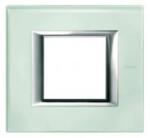 Legrand Axolute takarókeret 2m kristály, szögletes HA4802VKA (HA4802VKA)