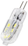 Delux LED G4 2 W 200 lm 3000 K meleg fehér fényforrás 360fok Ra80 12 V AC/DC 15 × 42 mm (DEL1514)