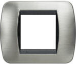 Legrand Living takarókeret 2m csiszolt acél L4802ACS (L4802ACS)