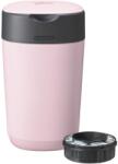 Tommee Tippee Twist & Click Pink coș pentru scutece + casetă pentru coș 1 buc