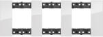 Legrand Living Now keret 2+2+2M ICE KA4802M3DW (KA4802M3DW)