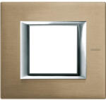 Legrand Axolute takarókeret 2m matt titánium, szögletesl HA4802NX (HA4802NX)