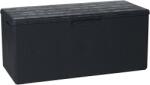 Toomax Kerti tároló láda, Toomax Portofino, 340 literes, antracit, 123.7x54.5x56.2 cm