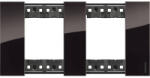 Legrand LivingNow keret 2+2 modul éjfekete KA4802M2DG (KA4802M2DG)
