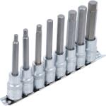 BGS technic Bit dugókulcs készlet 12.5mm (1/2") meghajtással, belső hatlapú 5-13mm, 8db (BGS-5176)