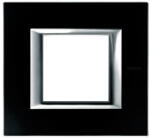 Legrand Axolute takarókeret 2m ónixfekete, szögletes HA4802VNN (HA4802VNN)
