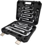 Lincos Pipakulcs, hajlított dugókulcs, csőkulcs készlet, 6-32mm, 19db (DK-121905)