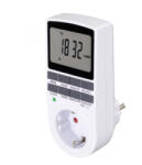 Somogyi Elektronic TD 011 digitális beltéri időzítő óra, napi 10 program, 15 féle napkombinációban, heti ismétlés, beépített memóriavédelem, 250 V, 3680 W (TD_011) - tipparuhaz