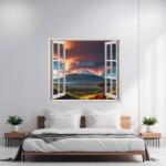 Avex Színes nyomott fólia otthoni faldekorációhoz, 125 x 110cm méret, modell: VIEW TO HAVEN 10 (AVX-AW10-480617646)