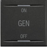 Legrand Axolute 1 modulos billentyű 2 funkciós, fekete HS4911 (HS4911)