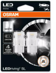 OSRAM LEDriving SL W21W hideg fehér LED, nagy fényerő, gyors jelzés, ≙ W21W, W3x16d foglalat, 6000 K, 7505DWP-2BL, 2db/bliszter (7505DWP-2BL)