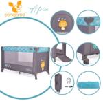 Cangaroo Africa utazóágy 1 szintes, 14 kg-ig türkíz