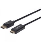 Manhattan DisplayPort HDMI Átalakító Fekete 1.8m 152679 (152679)