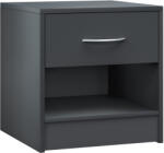 Casaria® Kiel éjjeliszekrény 41x39x28 cm - antracit (109739)