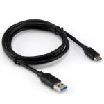 SBOX Usb 3.0 to Type C Kábel, 1 m, Fekete