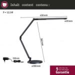 Paulmann FlexBar LED-es íróasztali lámpa LED 10.6 W Antracit (fémes) (41300) (41300) - aqua