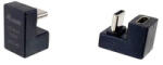 Equip Átalakító - (USB-C -> USB-C átalakító, apa/anya, fekete) 2db/csomag (133476) (133476)