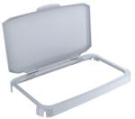 DURABLE Nyitható tető, 60 l-es szemeteshez, műanyag, DURABLE Durabin® , szürke (DB1800500050)