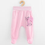NEW BABY Baba pamut lábfejes nadrág New Baby Happy Elephant pink - pindurka - 2 790 Ft