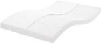 vidaXL fehér 7 zónás 20 ILD keménységű habmatrac 140 x 200 cm 6.7 kg (356356)
