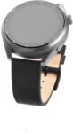 Fixed Curea pentru Huawei Watch GT 2 (46mm)/GT 2 Pro/GT 3 Pro (46mm)/Ultimate, Xiaomi Watch S1 - Fixed Leather Strap - Black (KF2341683) - vexio