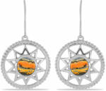  Ezüst Fülbevaló " Bumble Bee" Jáspissal, Y59289