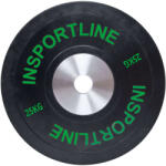 inSPORTline Bumper Plate Súlyzótárcsa - 25 kg Súlytárcsa