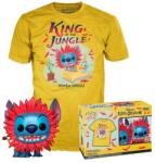 FUNKO Pop & Tee: Stitch Costume - Stich Simba jelmezben figura és póló (XL) (889698780766)