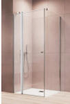 Radaway Perete sticlă duș lateral Radaway Eos II KDJ S1 80x195 cm, sticlă transparentă, profil crom (13799410-01)