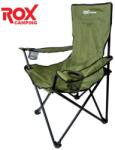 ROX Camping Сгъваем стол за къмпинг - зелен / rox 153camp0314 / (rox 153camp0314)