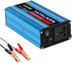  Teljesítmény inverter, DC 12V bemeneti feszültség, AC 220V¬±10% kimeneti feszültség, 50Hz frekvencia, 12V 1000W 220V