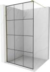Mexen Kiotó Walk-in Zuhanyfal - 100x200 cm - Fekete/Arany (5907709132733)