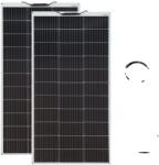  Rugalmas napelem, nagy hatékonyság, sokoldalú kompatibilitás, 240 W-os készlet 12 V 24 V