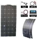  Rugalmas napelemes panel, 100W és 200W opciók tartalmazzák a napenergia -szabályozó kábelt, 200W -os napelemes rendszer