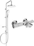 Mexen Erik Kád-Zuhany Szett - Termosztatikus - Króm (5907709180932)