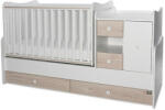 Lorelli Mini Max kombi ágy 190x72 - White Light Oak New