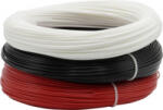 Renkforce 3D nyomtatószál PETG 1.75 mm 600 g Fekete, Fehér, Piros 1 db (RF-4738590) (RF-4738590) - aqua