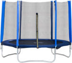 HomCom Kültéri rugalmas trambulin biztonsági hálóval, HOMCOM, 244x244x205cm
