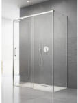 Radaway Perete sticlă duș lateral Radaway Idea 75 cm S1 stânga sticlă transparentă profil crom (387049-01-01L)