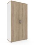  Dulap inalt Viva, 179 x 90 x 42 cm, cu usi, stejar sonoma/alb M1250047 Dulap arhivare