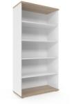  Dulap inalt Viva, 179 x 90 x 42 cm, deschis, stejar sonoma/alb M1250053 Dulap arhivare