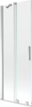 Mexen Velar Kádparaván 2 részes csúszó 75 x 150 cm, átlátszó nano, króm - 896-075-000-01-01 Kádparaván (5905315220615)