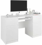 Mobene Modern Számítógépasztal N6 - fehér - pepita