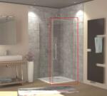 HSK N. Style Zuhanyszög - Átlátszó Üveg - 100x190 cm