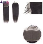  Brazil emberi haj, csipkezárás, 100% Remy haj, természetes hajszál, csak 5x5 zárás, 22 hüvelyk