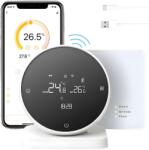 D&K WONDER Intelligens szobatermosztát, WiFi, RF vezeték nélküli, interneten/telefonon keresztül vezérelhető, bármely központi fűtőegységgel kompatibilis, programozható, vevőegység mellékelve, Tuya / Go